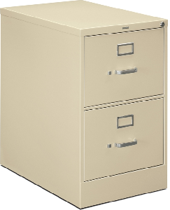 Hon 2-drawer Vertical File Cabinet